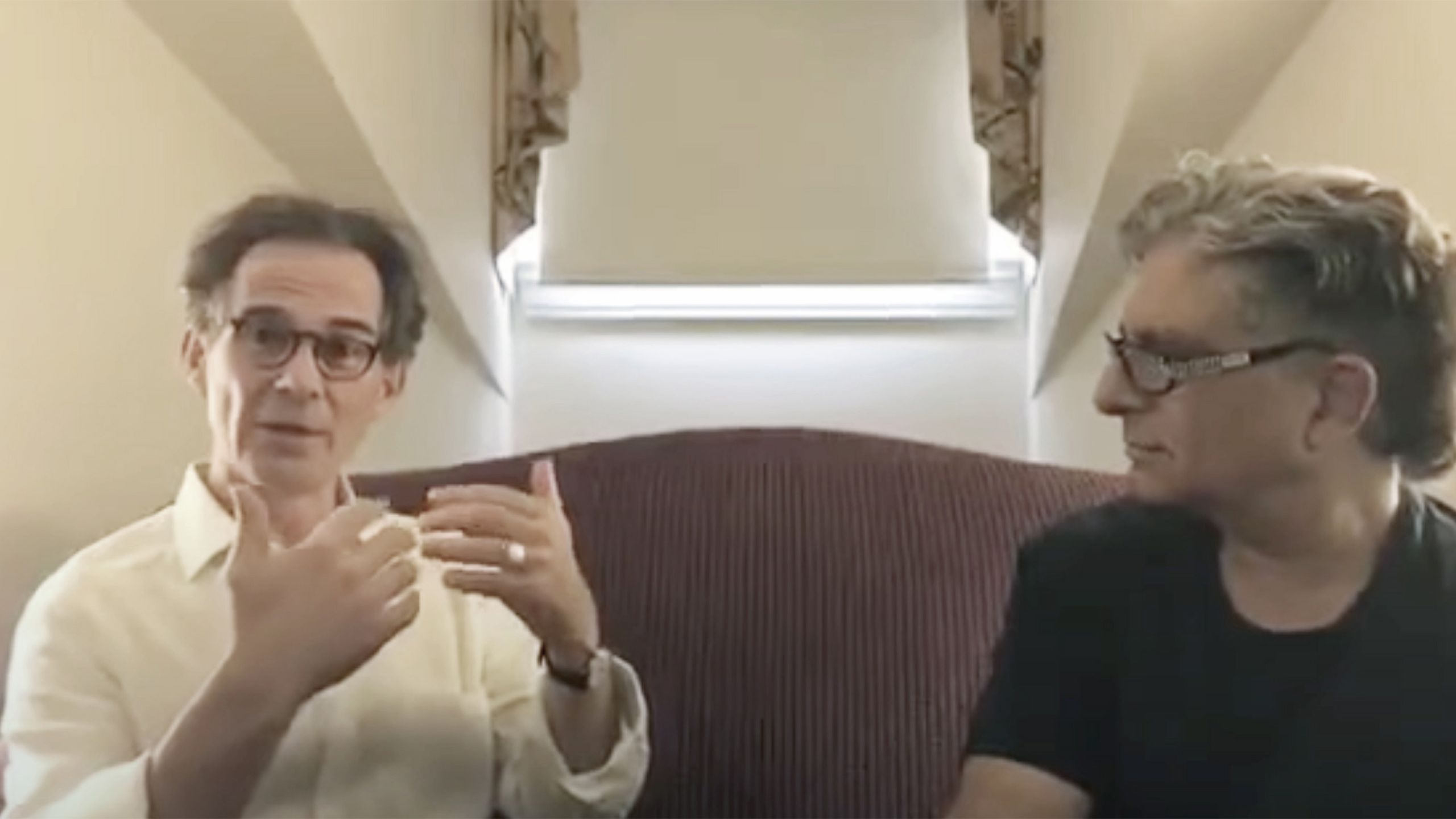 Rupert Spira and Deepak Chopra discussing Being Aware of Being Aware